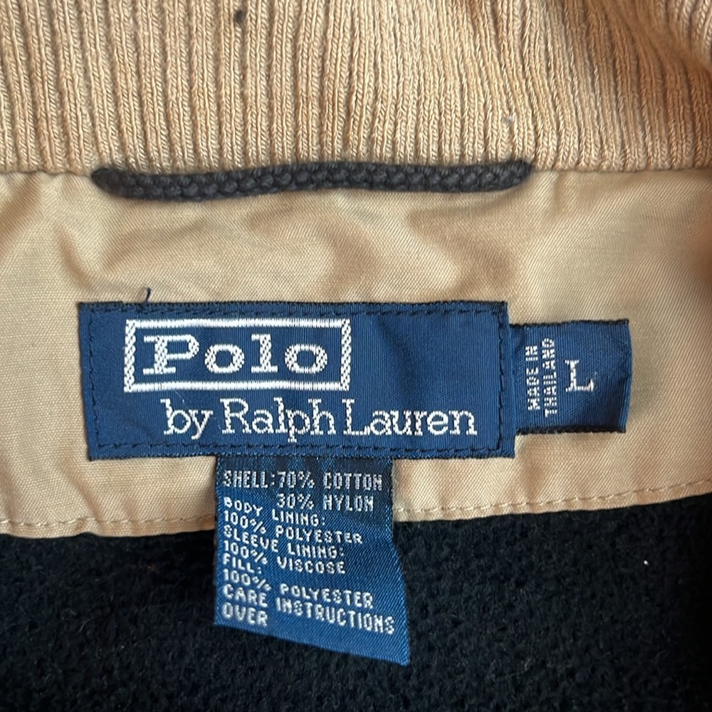 Polo Ralph Lauren Men's Tan and Cream Jacket Size Large